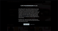 Desktop Screenshot of czechsupermodels.com